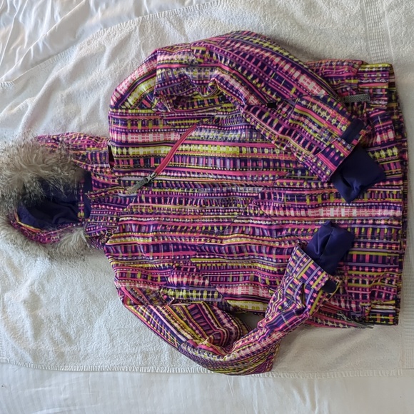 Girls Spyder ski jacket size 14 - Picture 1 of 11